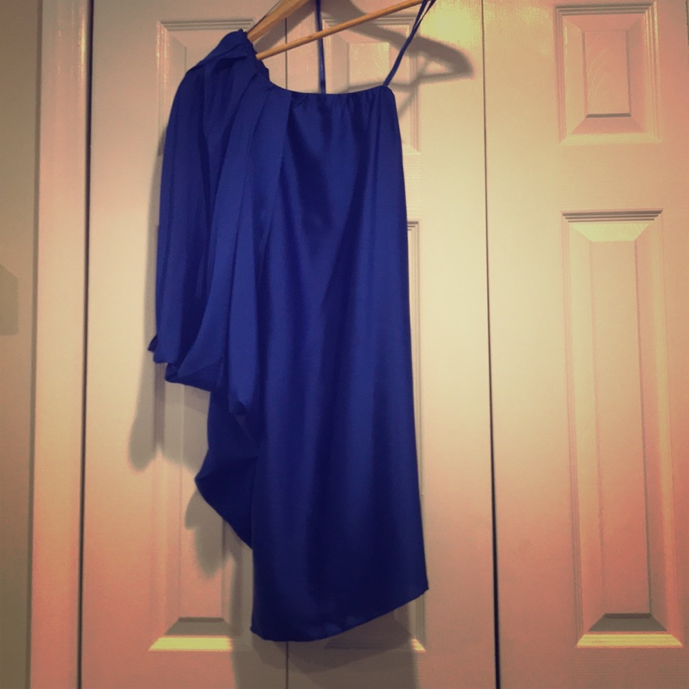 Aidan royal blue cocktail dress